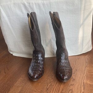 Genuine Alligator Men’s Boots